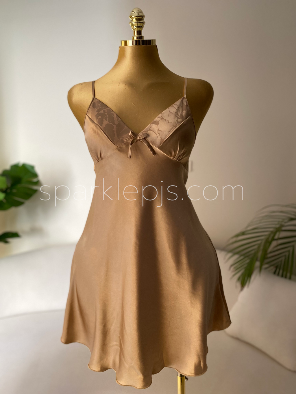 Lumina Ensemble: Chemise & Wrap Set