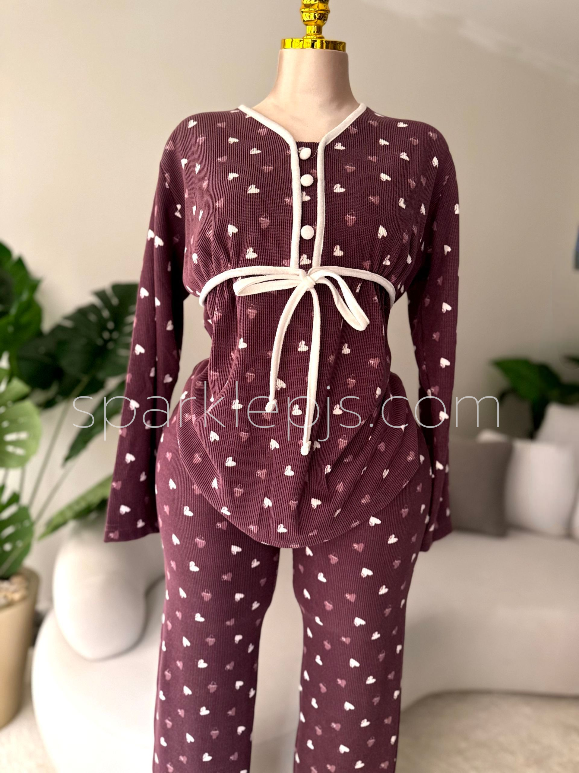 Cozy Hearts Button Set