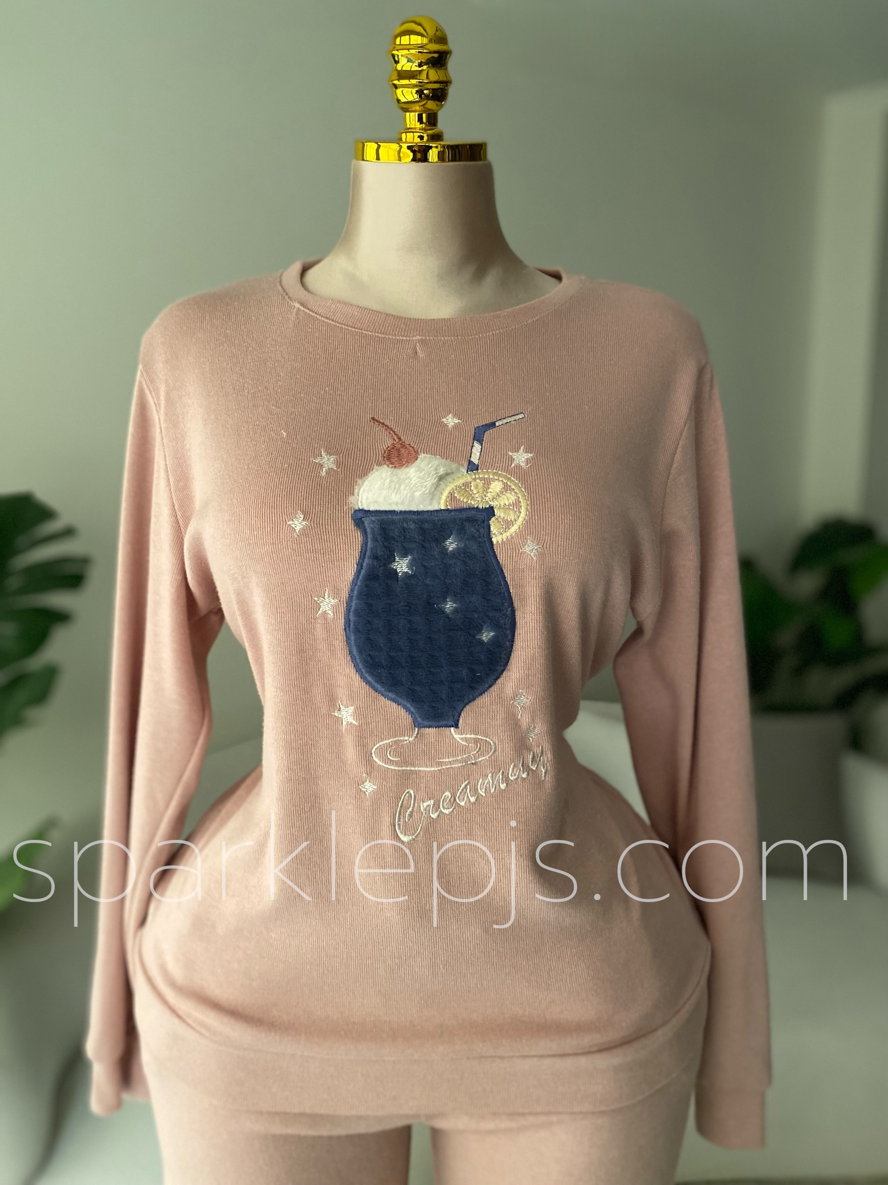 "Creamy Cocktail" Cozy Knit Set