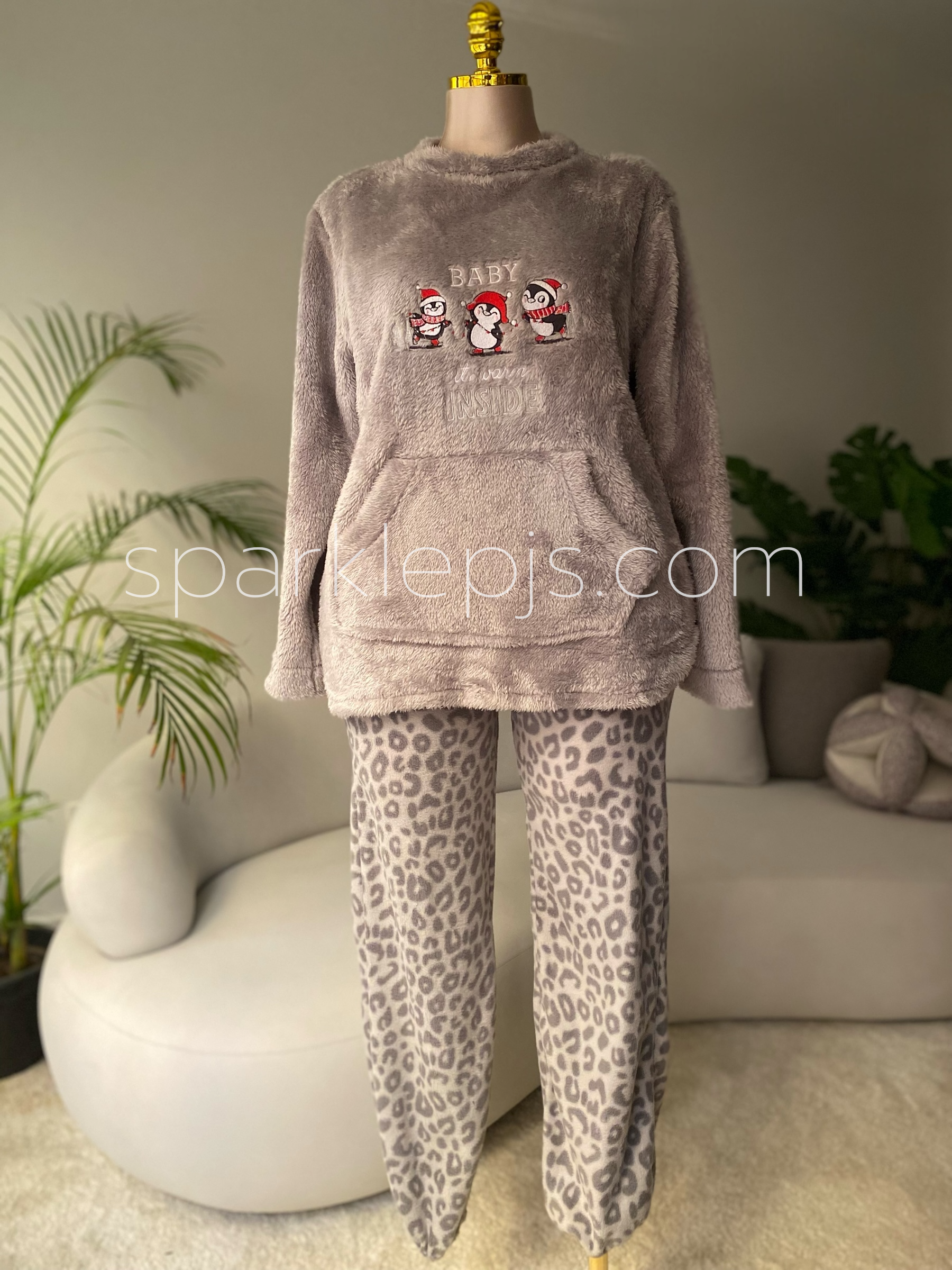 Penguin Patchwork Pajamas