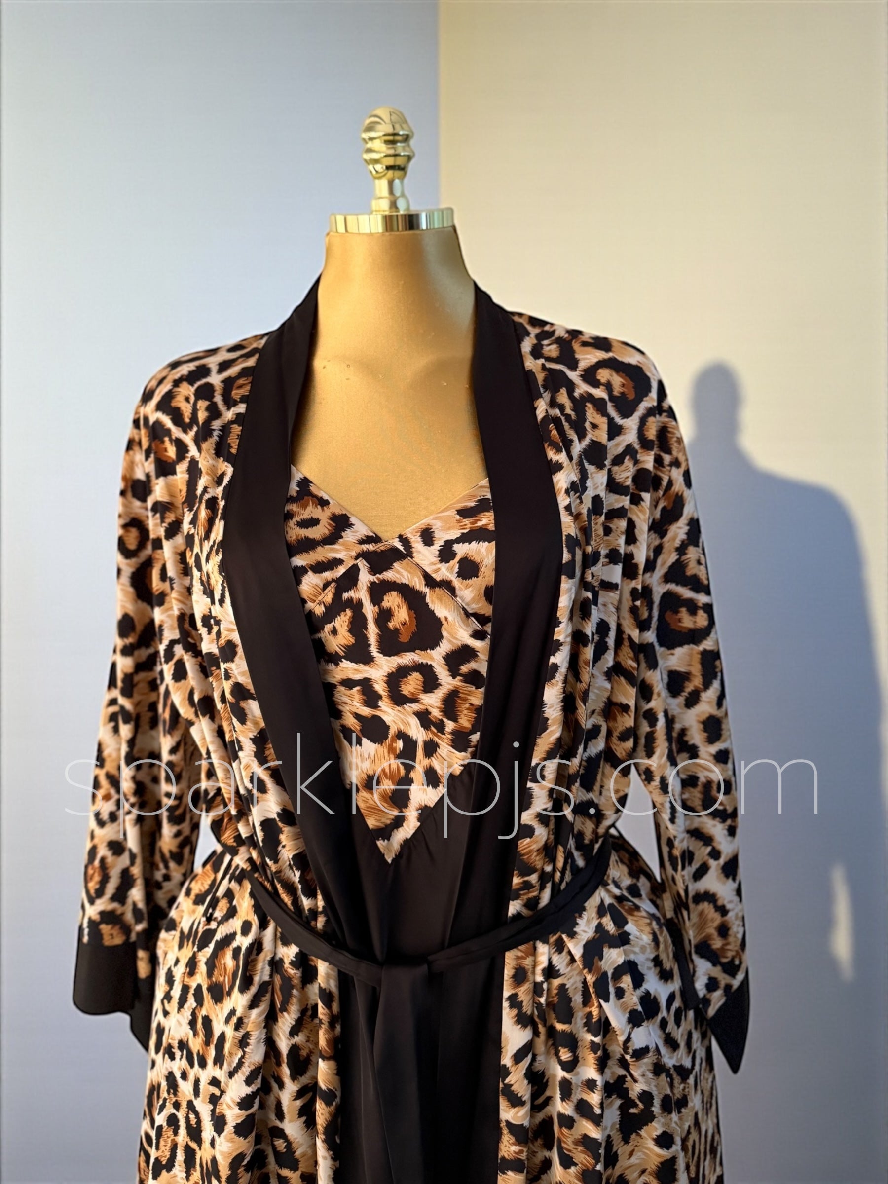 "Untamed Grace" Animal Print Lingerie