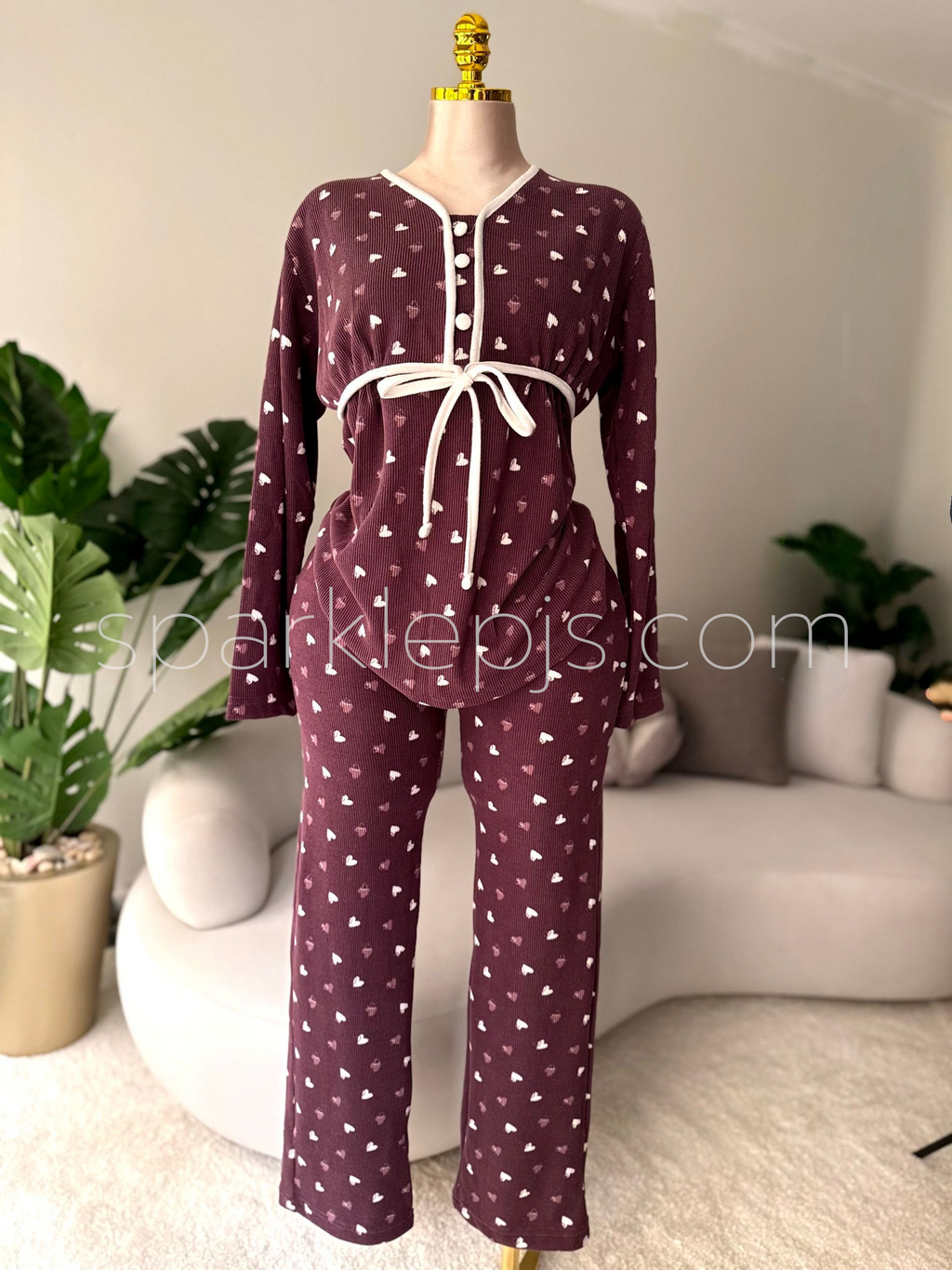 Cozy Hearts Button Set