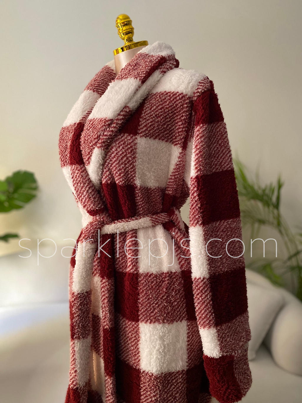 Cozy Check Dream Robe