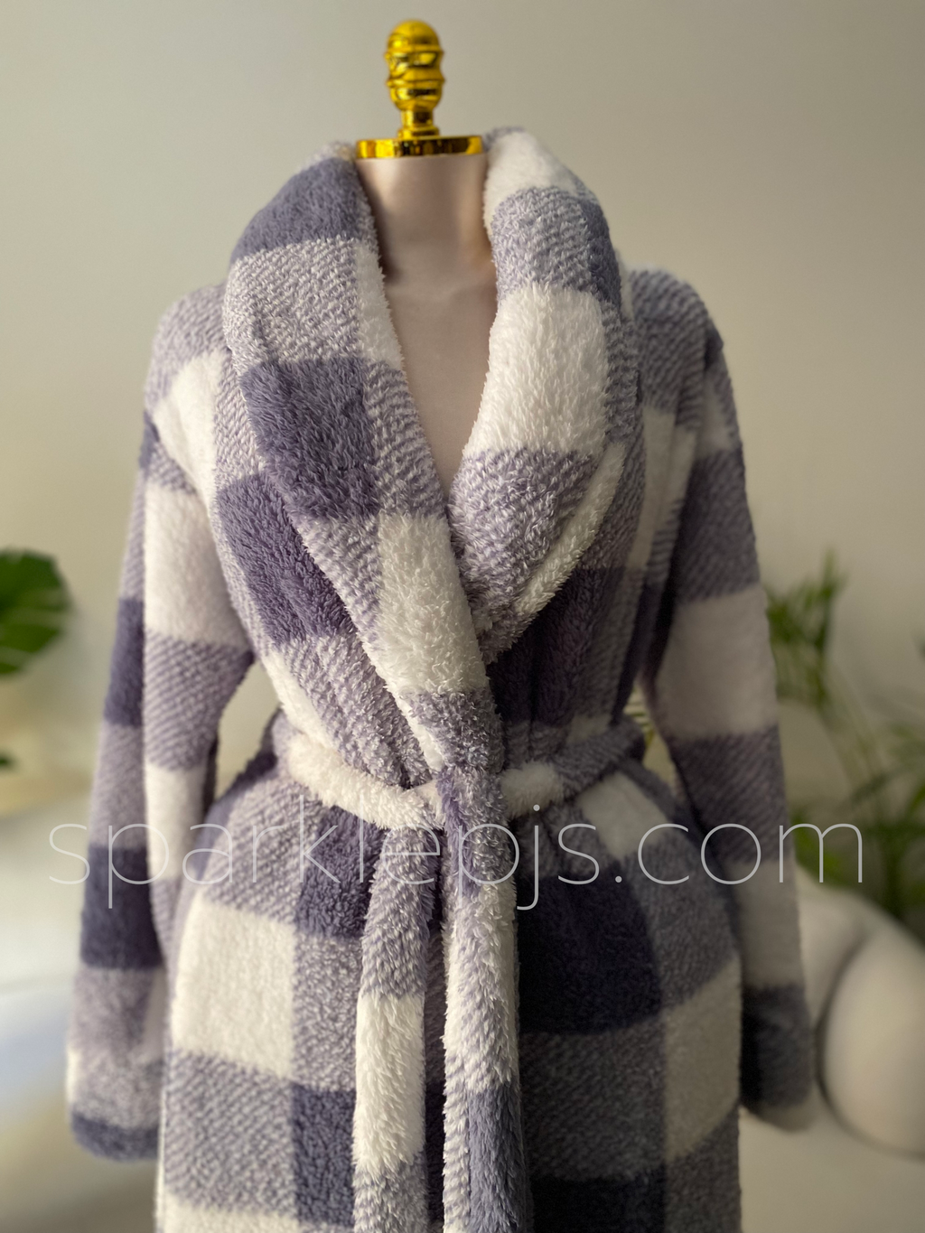 Cozy Check Dream Robe
