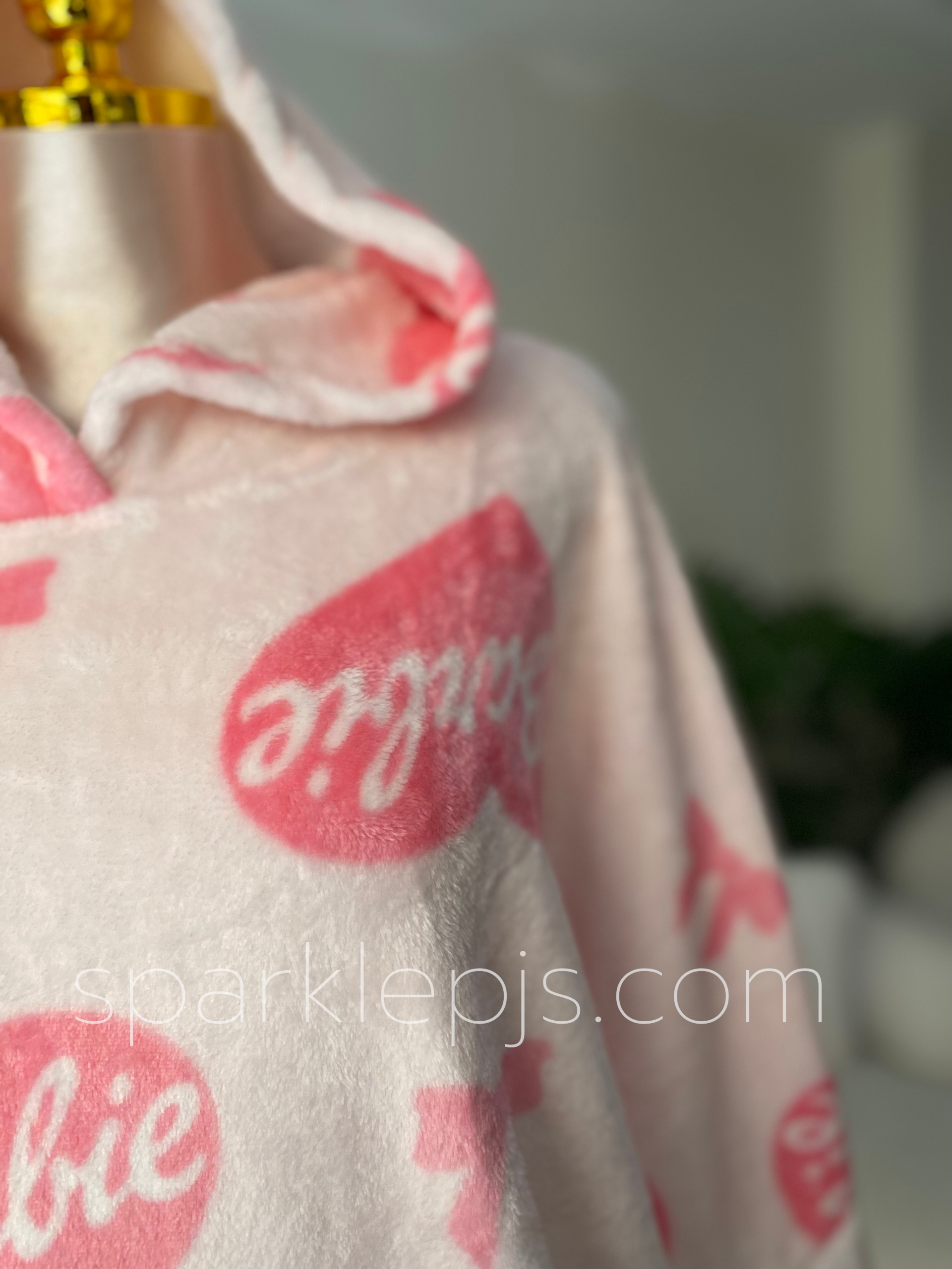 Girly Barbie Blanket