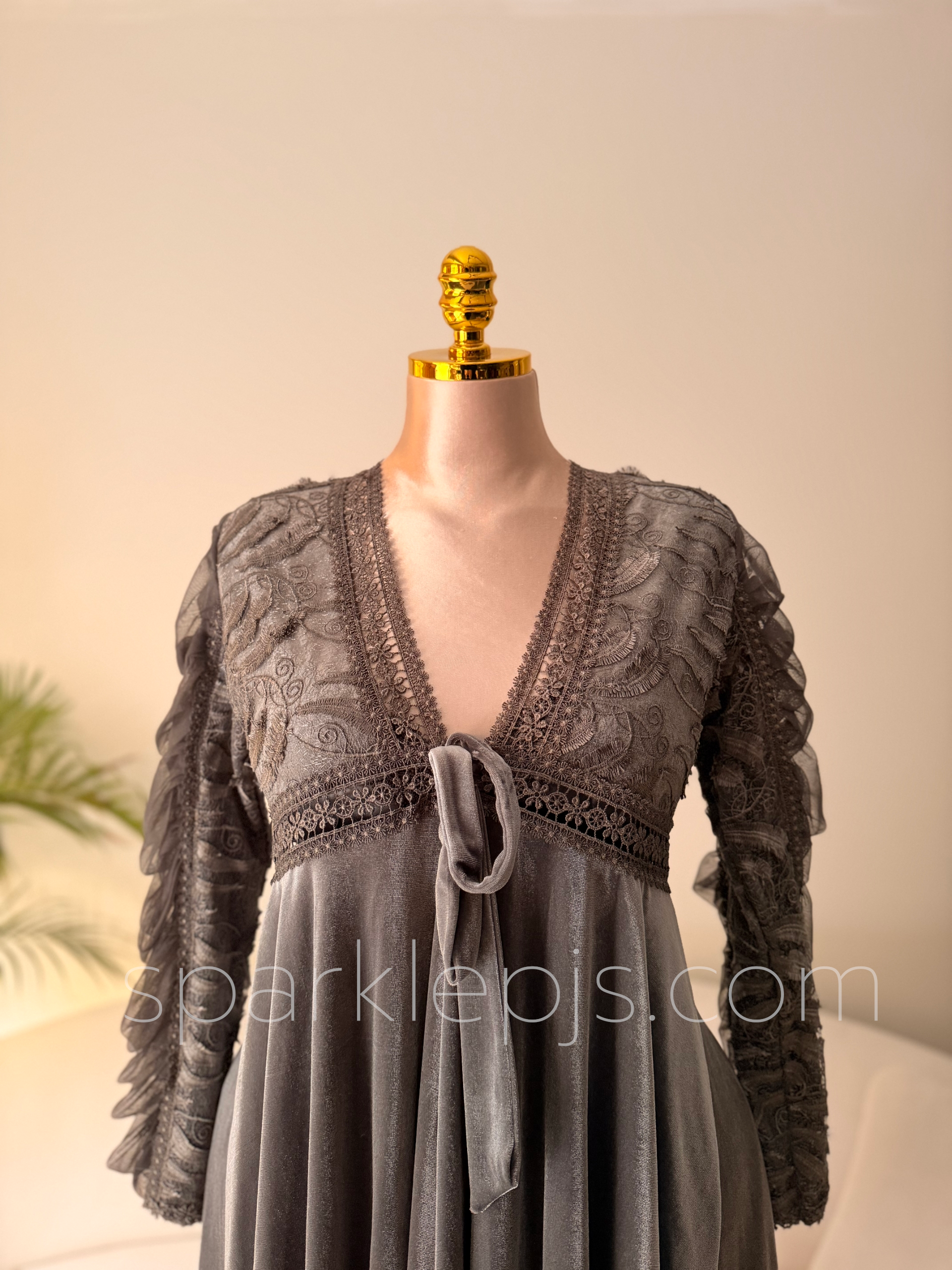 Satin Symphony Robe & Gown