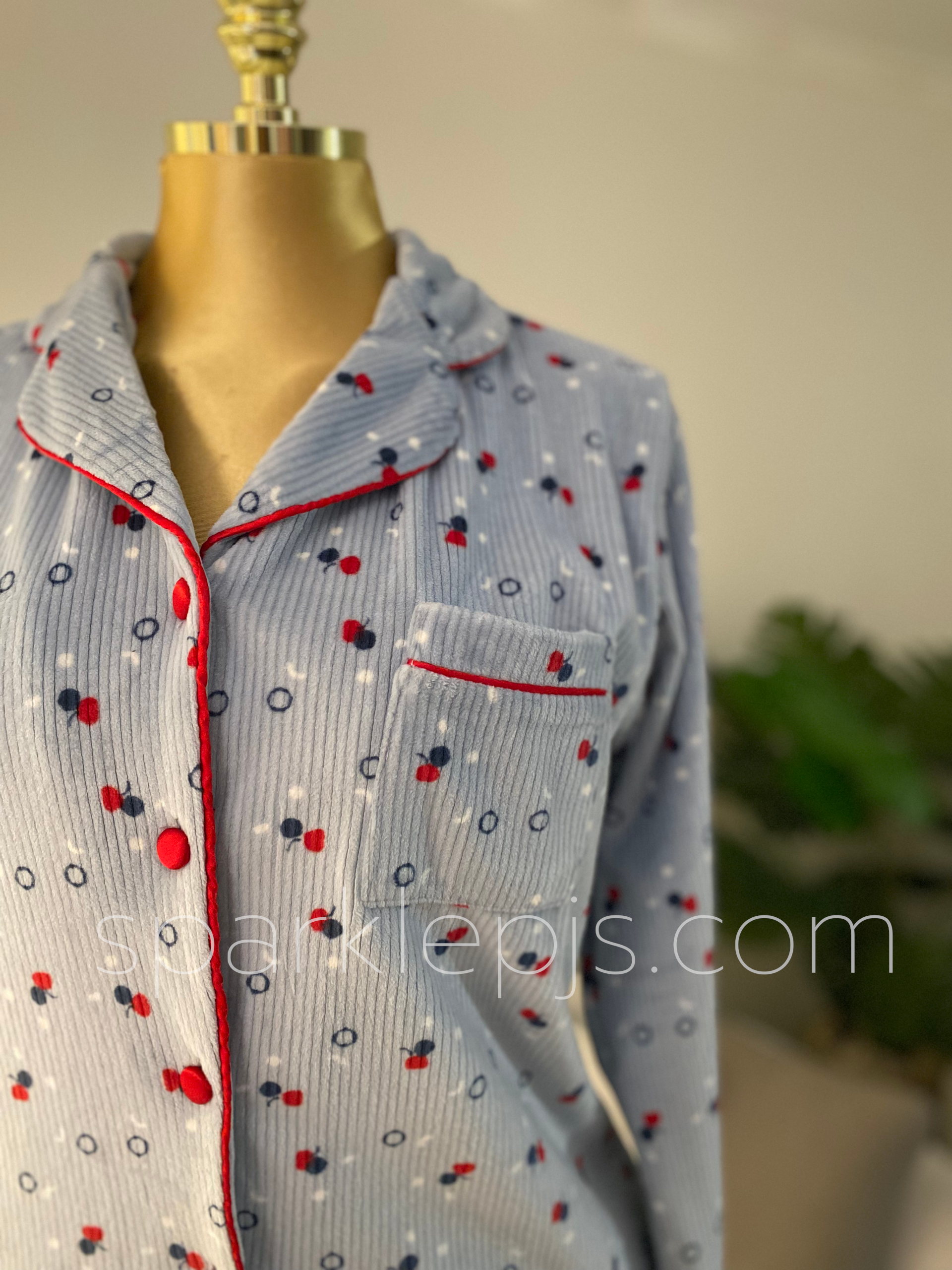 Blueberry Sorbet Button-Down