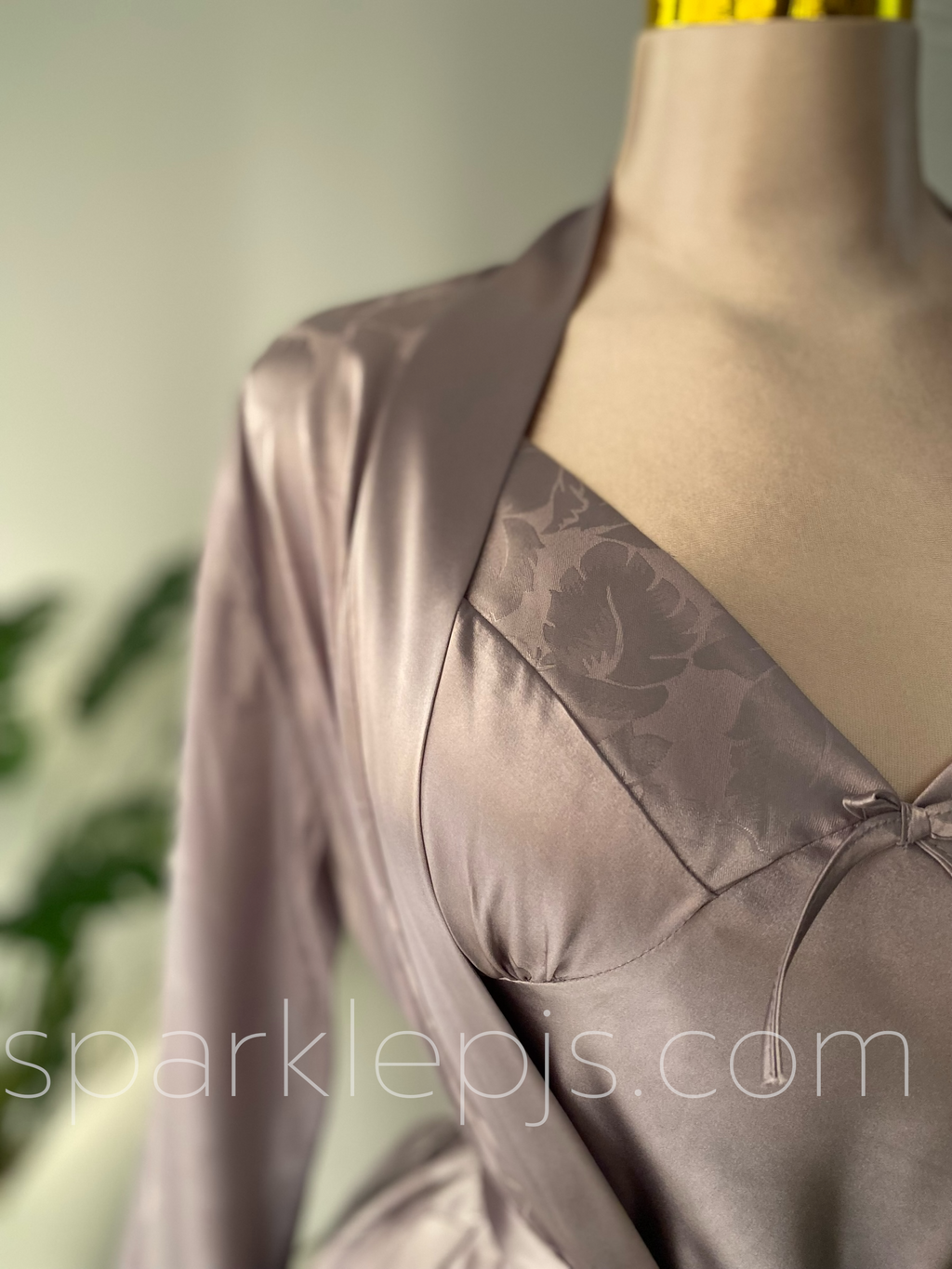 Lumina Ensemble: Chemise & Wrap Set