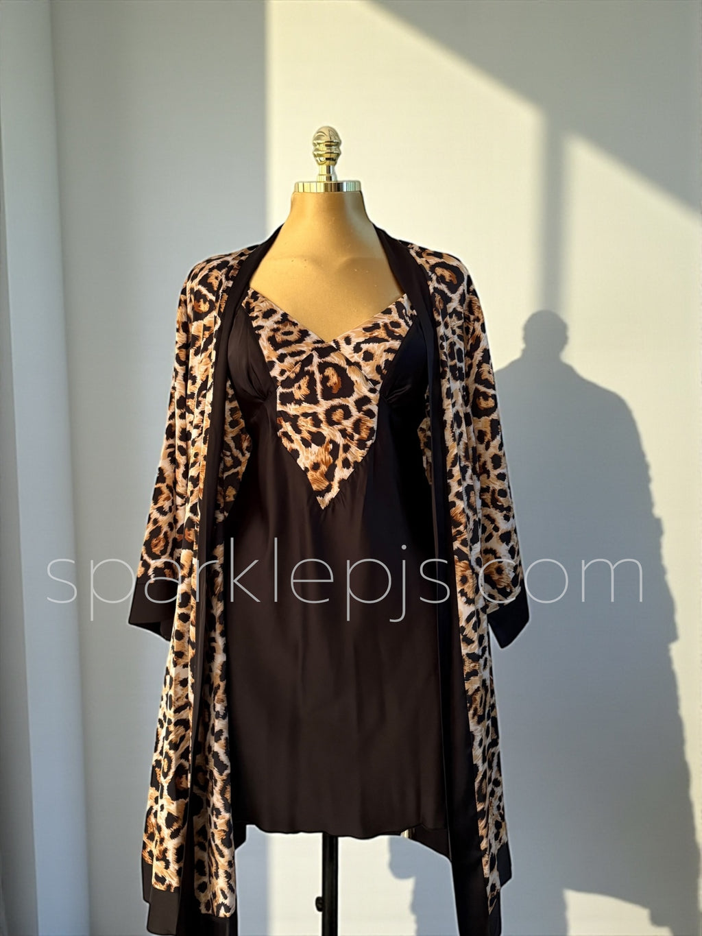 "Untamed Grace" Animal Print Lingerie