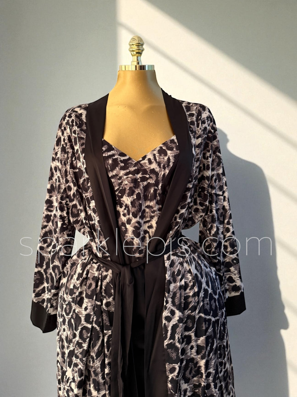 "Untamed Grace" Animal Print Lingerie