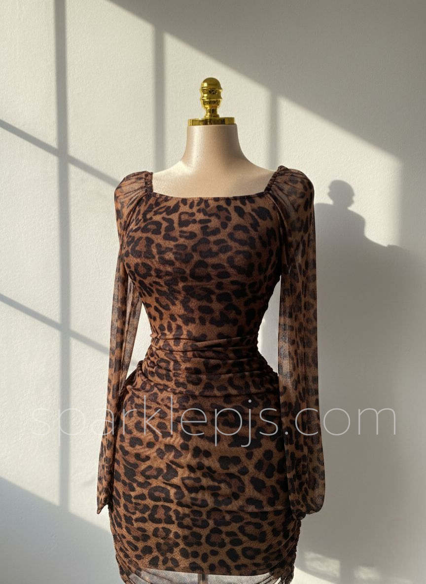Savage Square-Neck Dress
