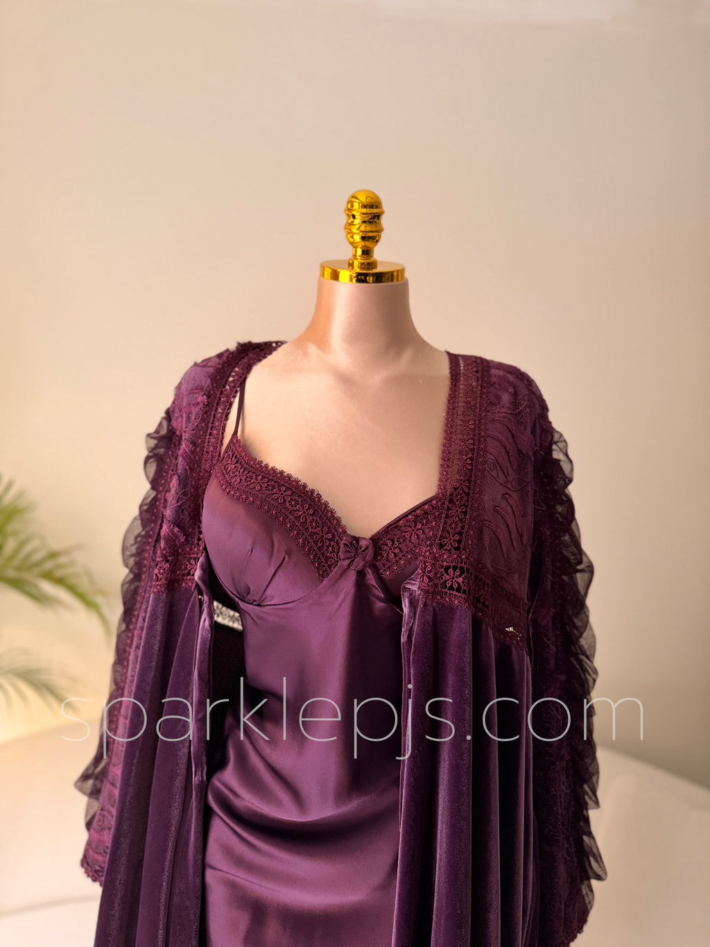 Satin Symphony Robe & Gown