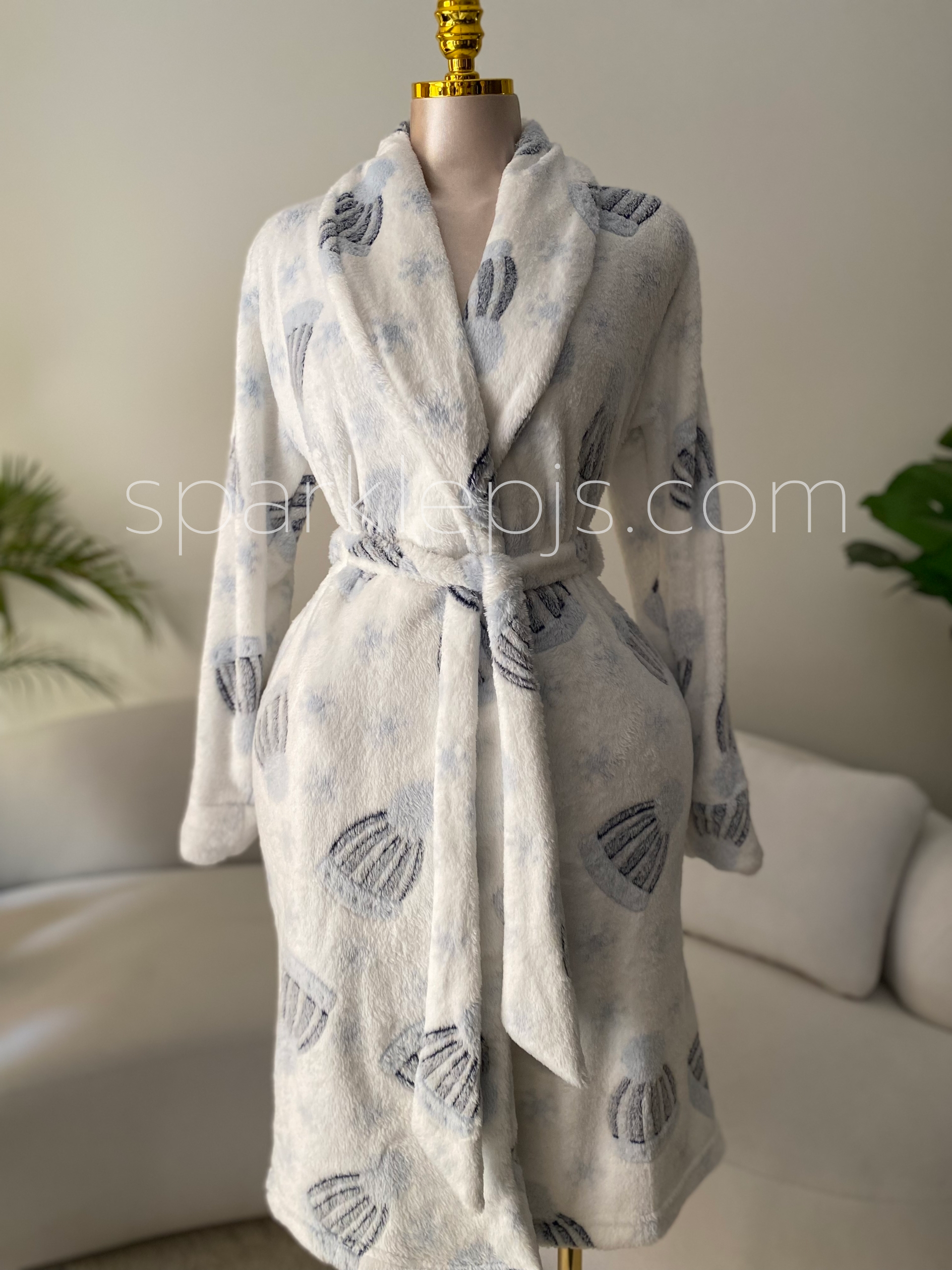 Snow-Kissed Comfort Robe