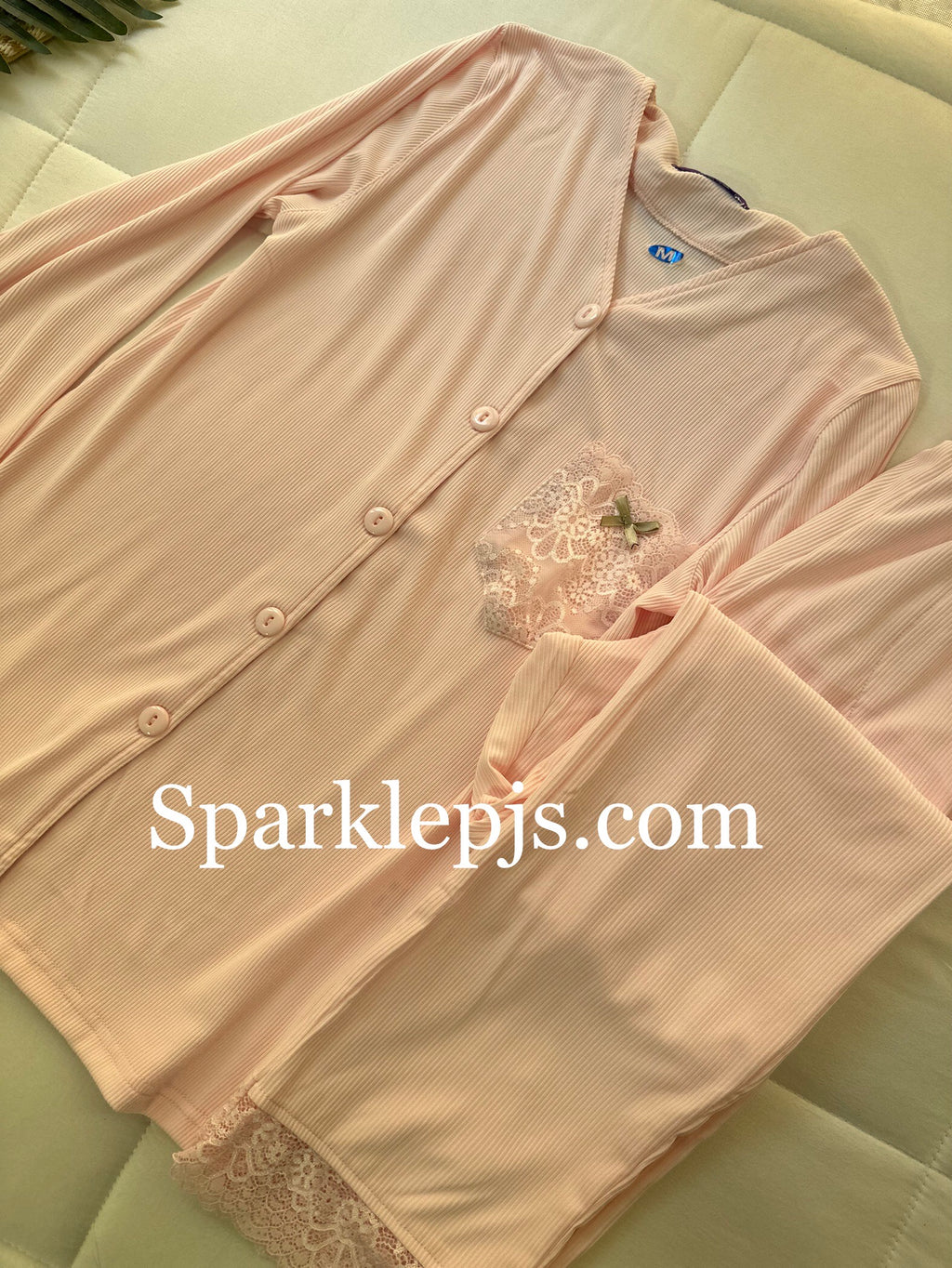 Soft lace pajamas