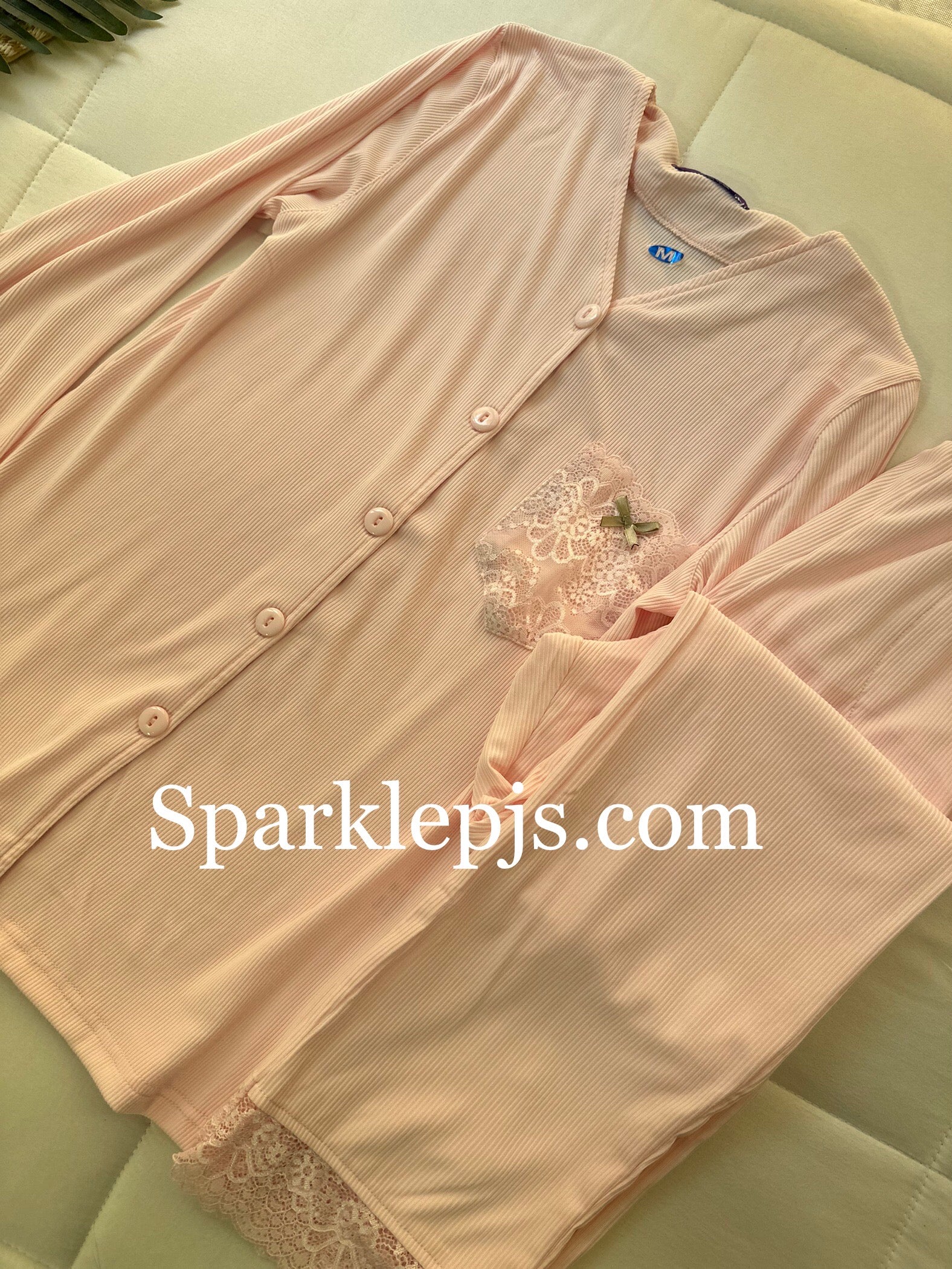 Soft lace pajamas