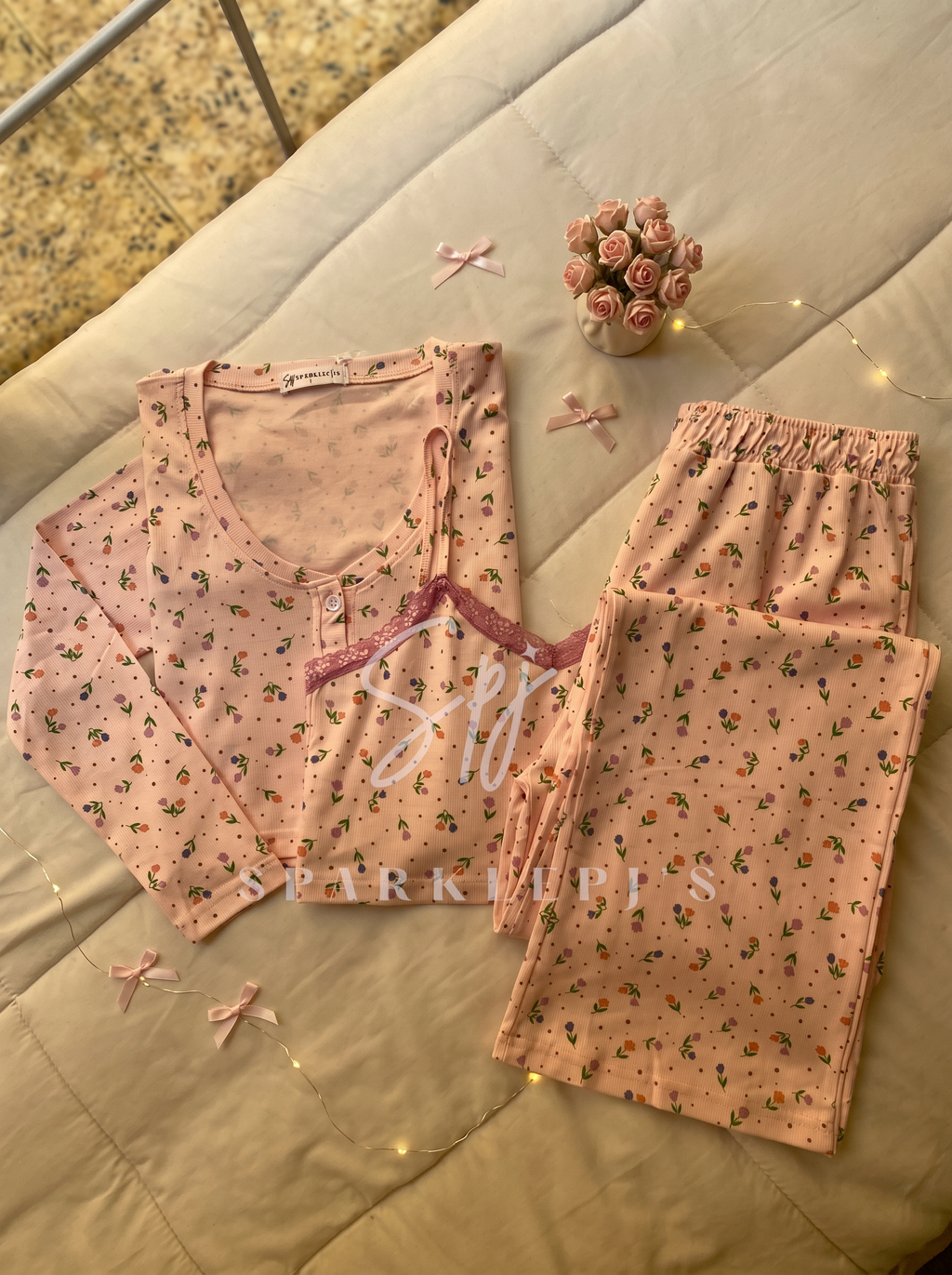 Dreamy Comfort Trio: Luxe 3 Pcs Pajama Set