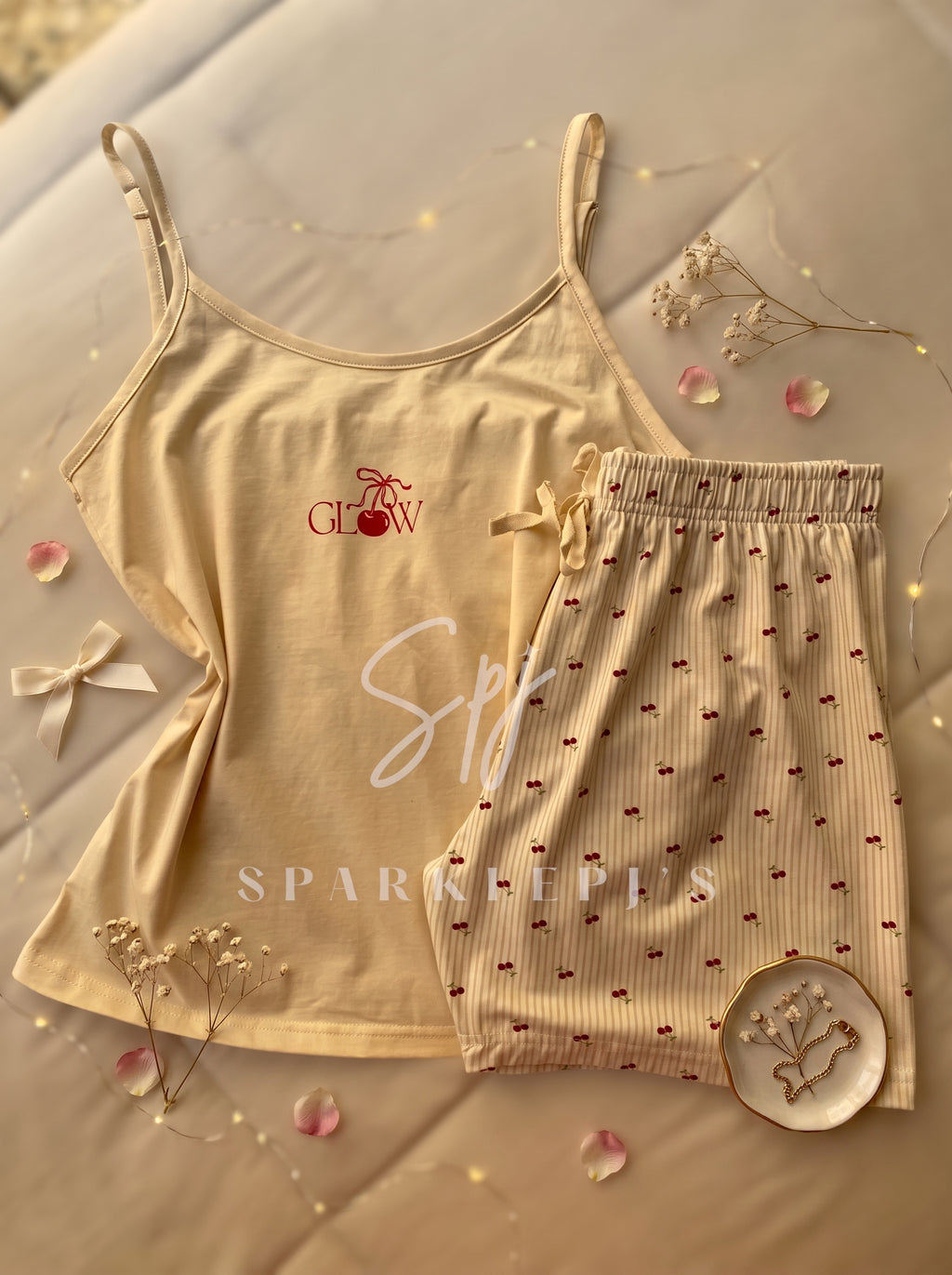 Glow Short Pajama Set