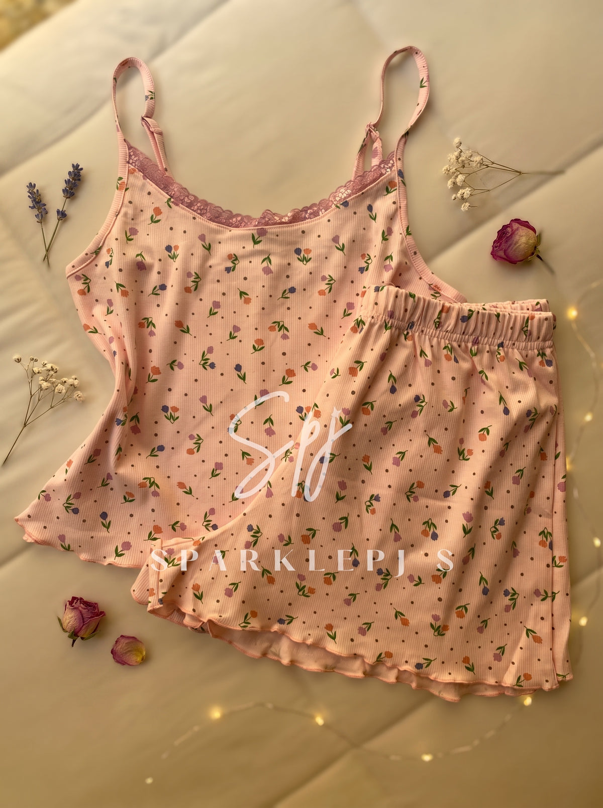 Tiny Bloom Cami Short Set