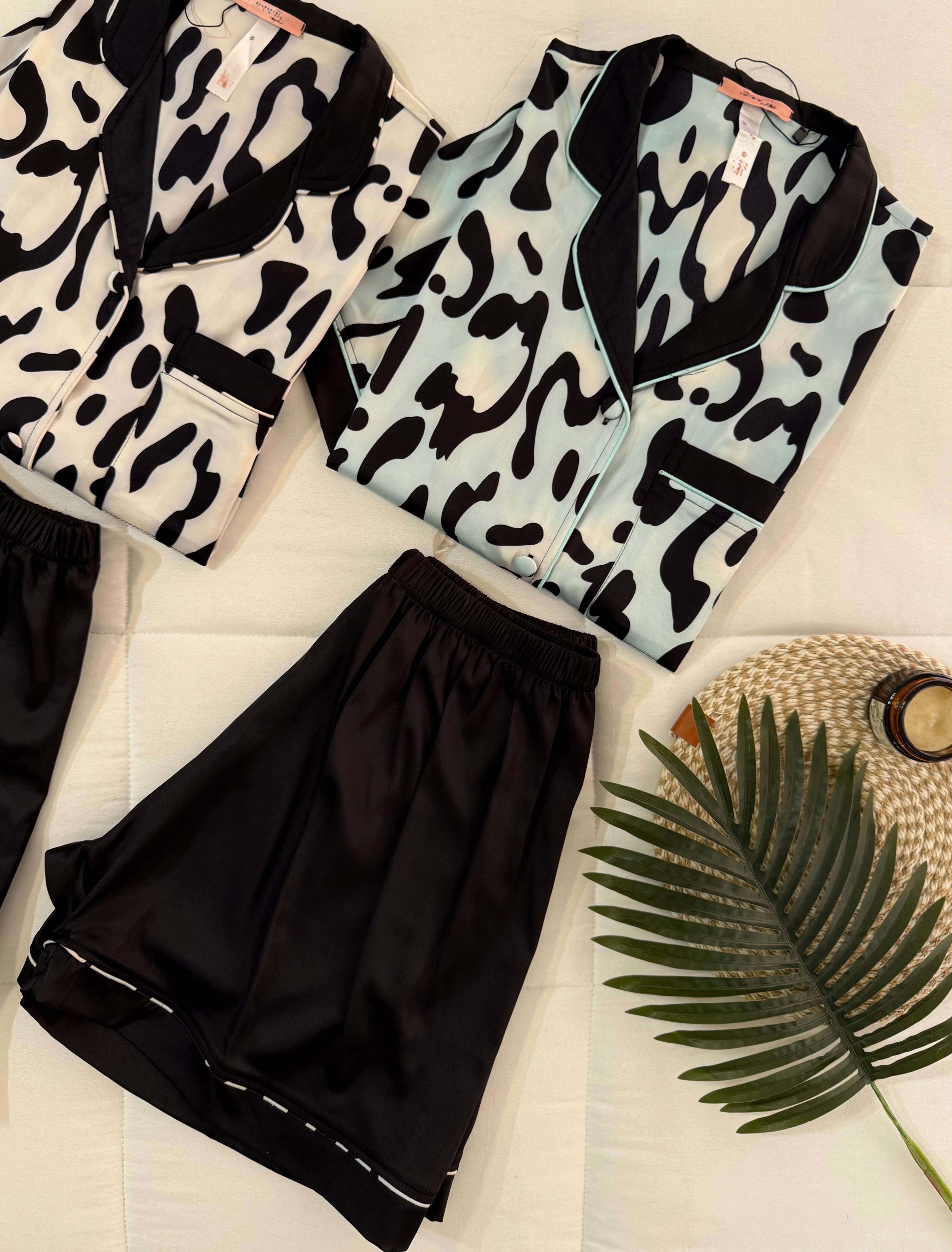 Midnight cow shorts