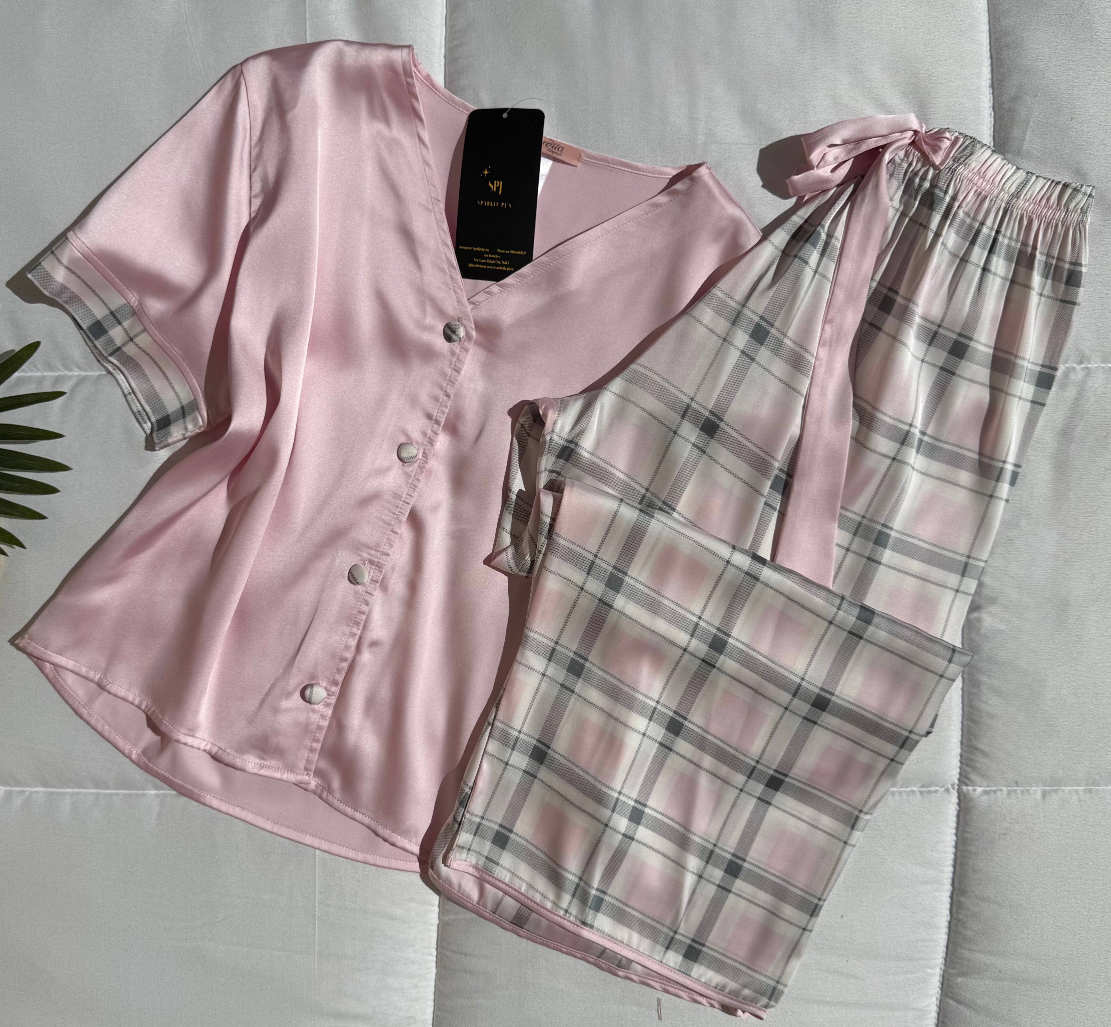 Plaid charm Bermuda