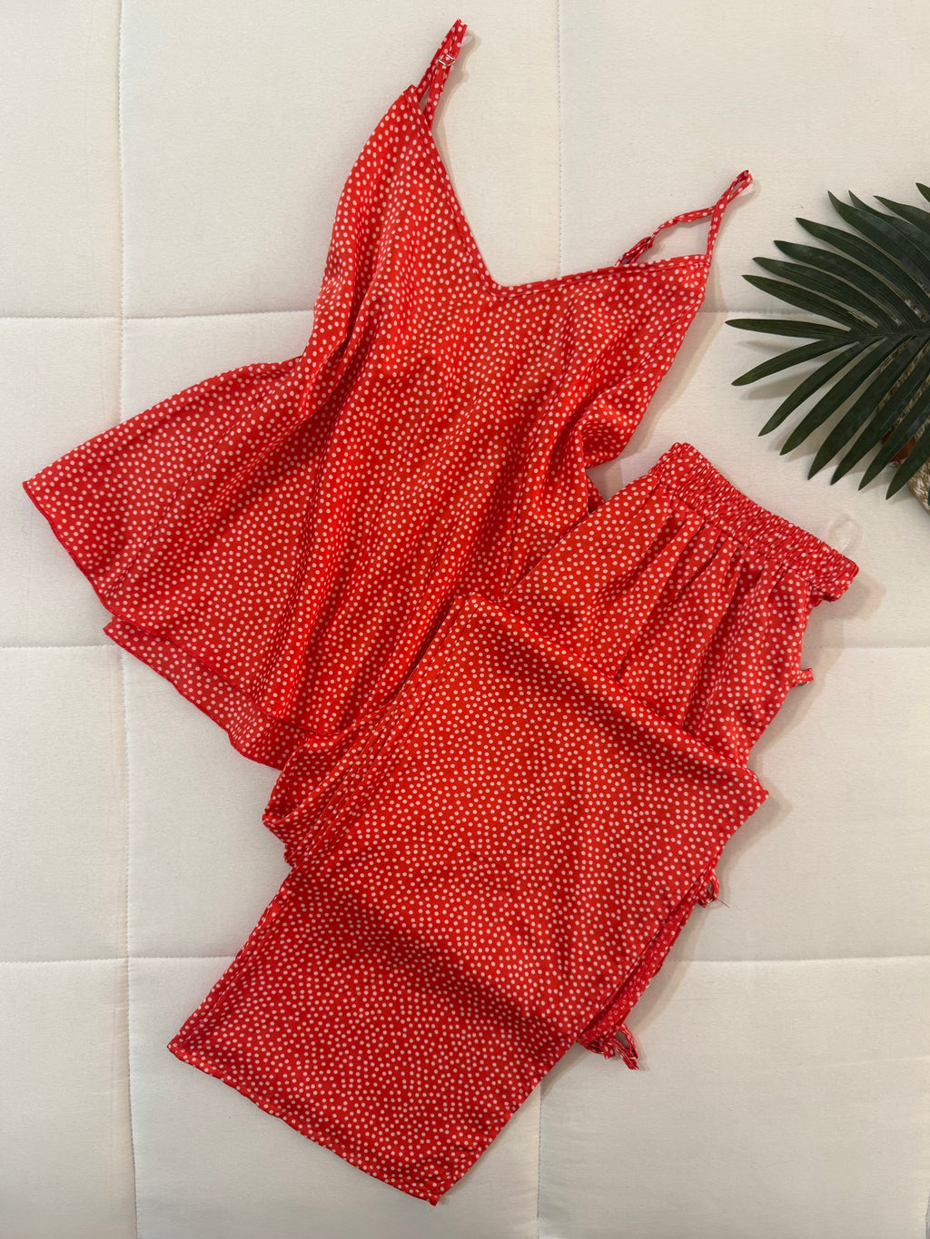 Comfy Polka Satin Pajamas