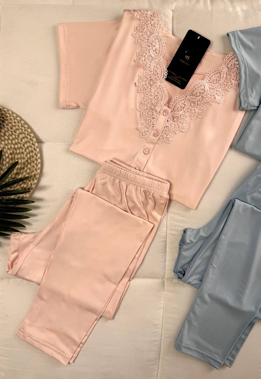 Lace Whisper Pajama Set