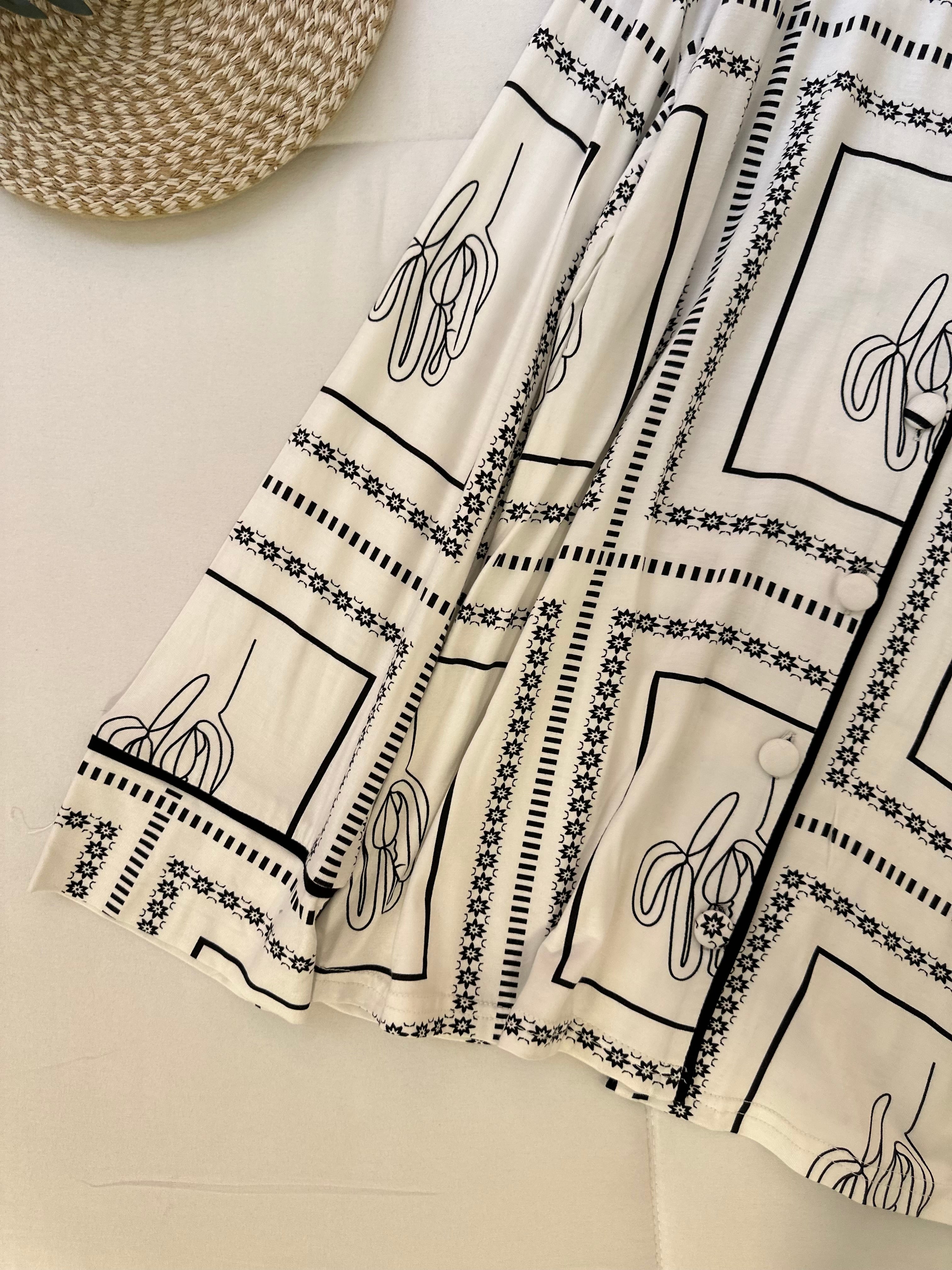 Geometric Line Art Pajama
