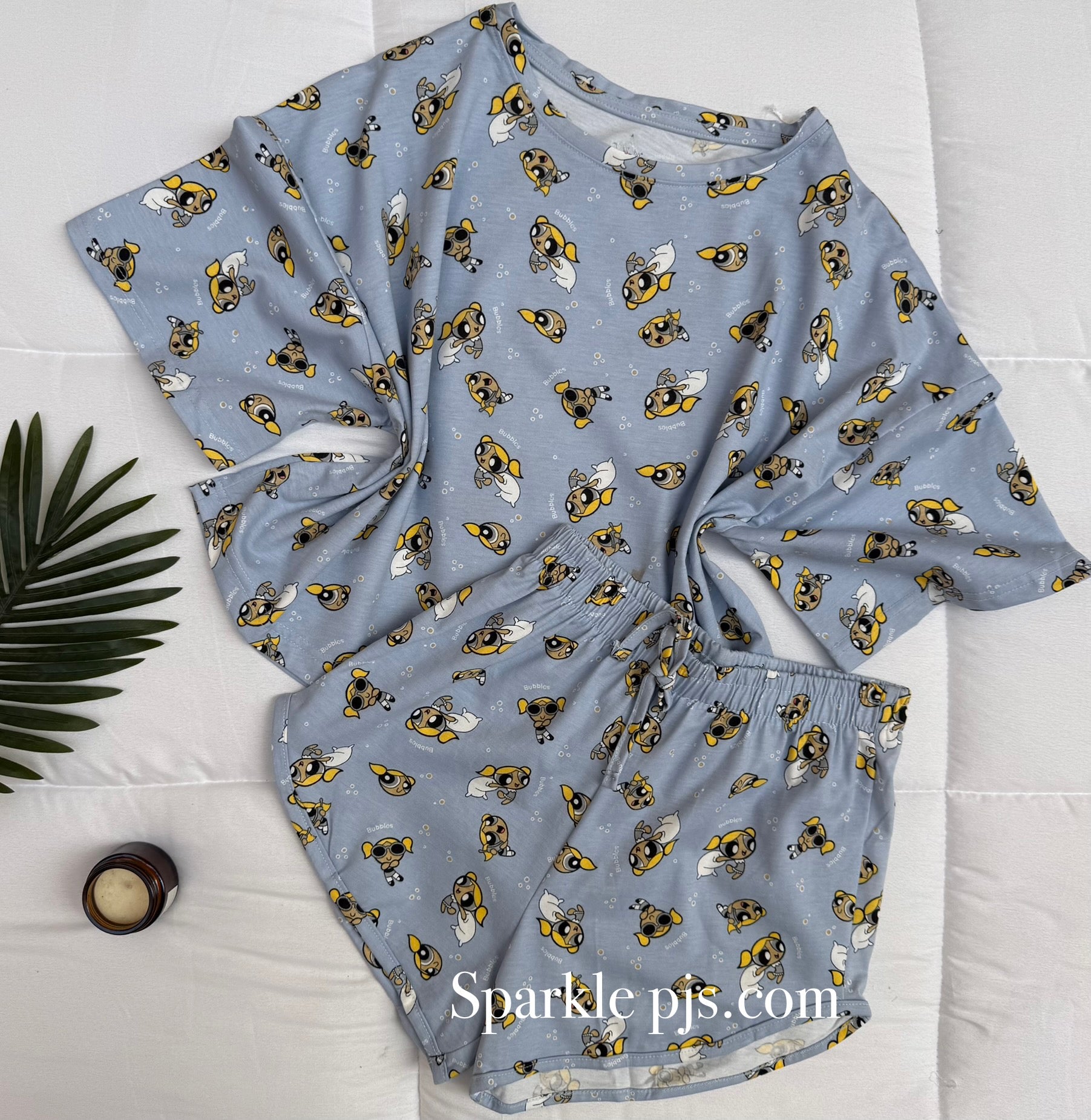 Powerful girls shorts set