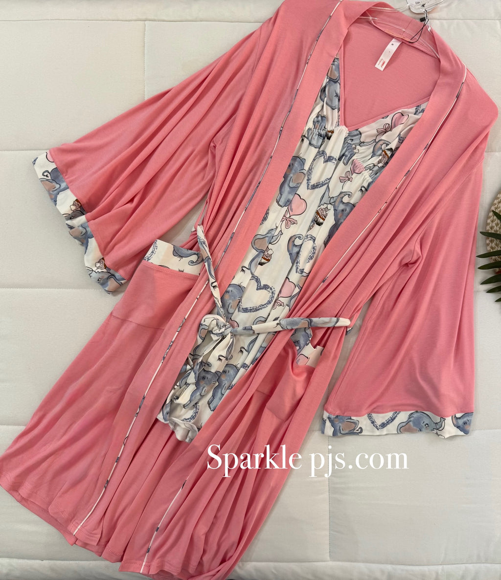 Elephant dream robe set