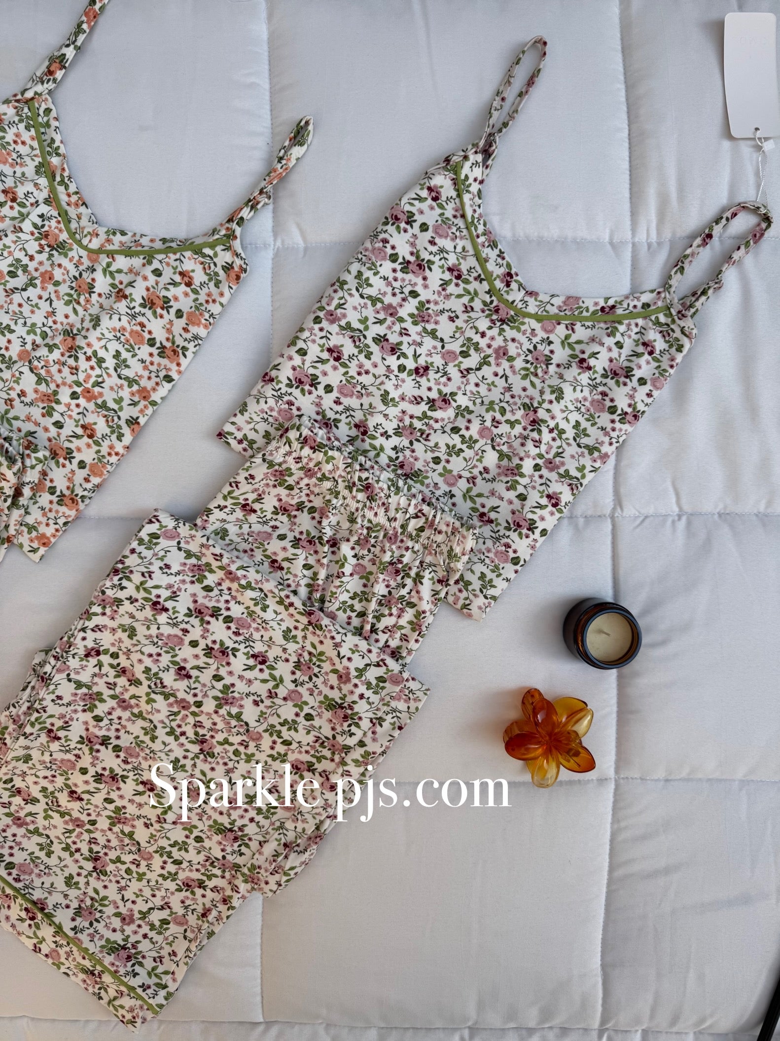 Floral pajamas