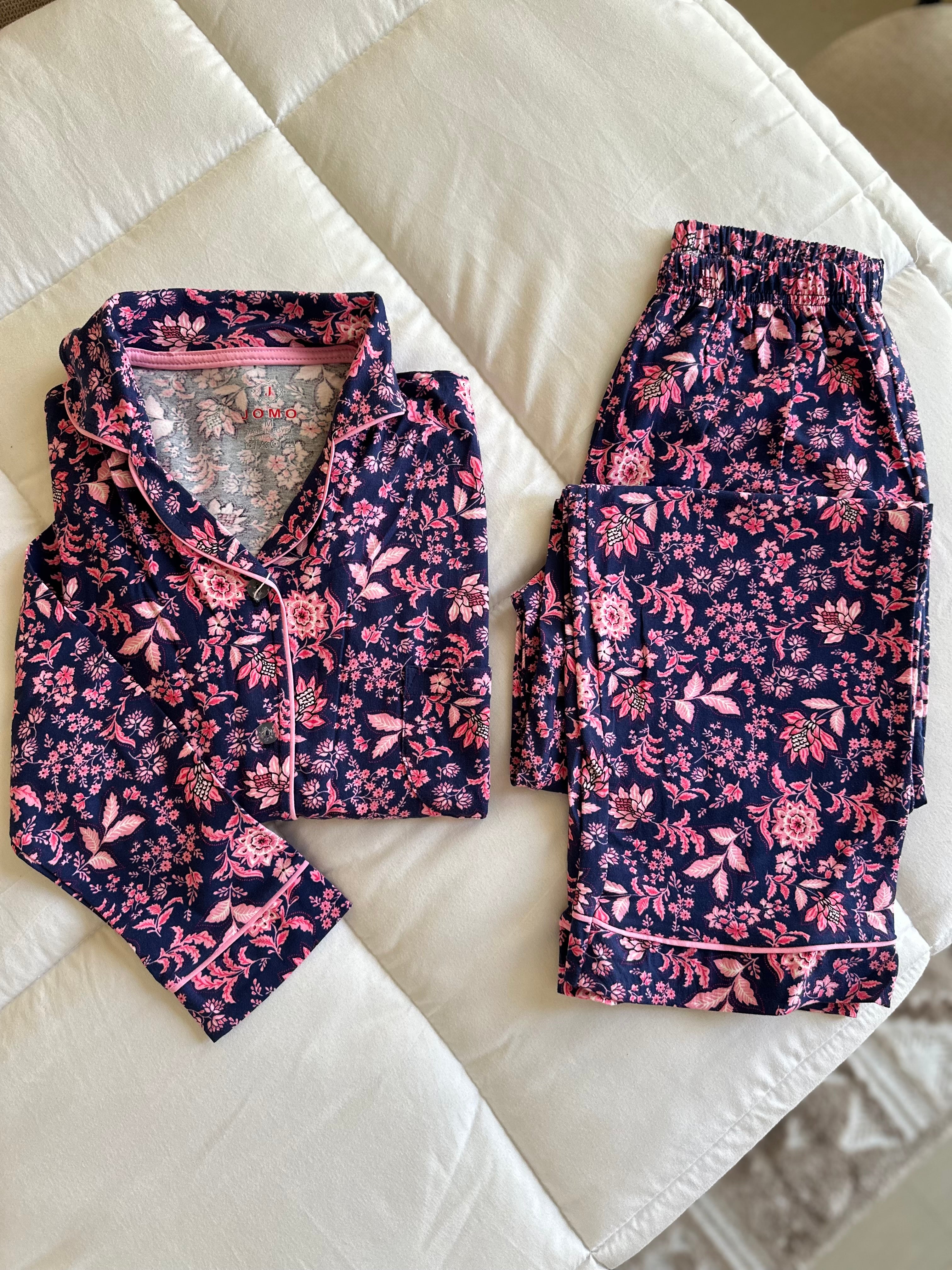 Floral buttoned pajama