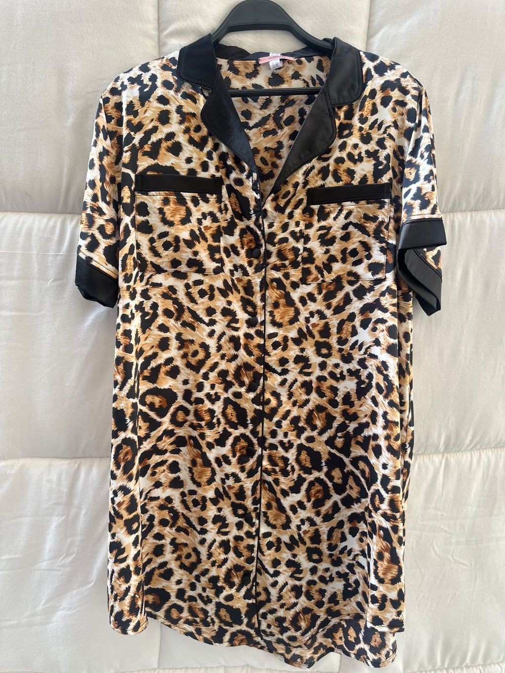 Satin Leopard  Nightshirt