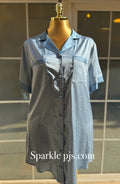 Dots Satin nightshirt