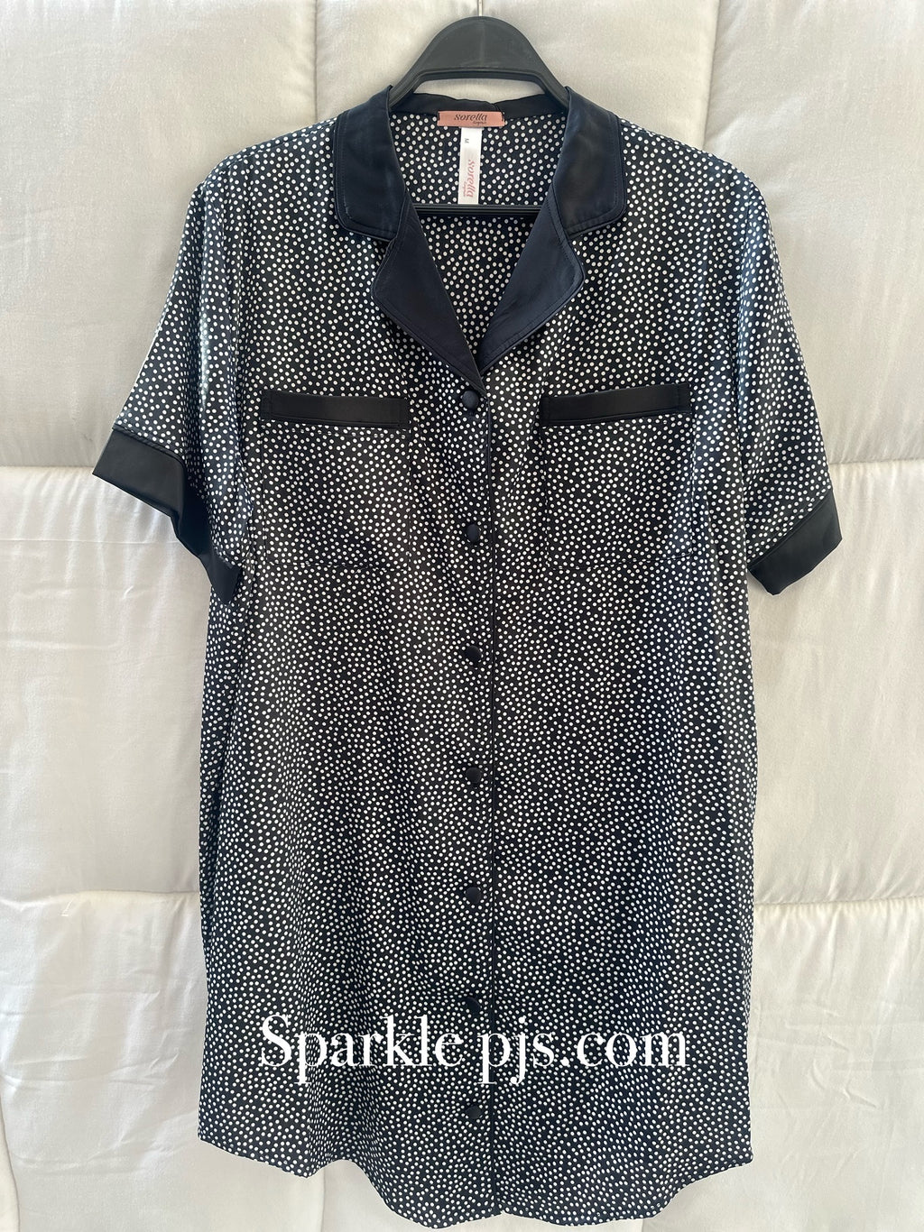 Dots Satin nightshirt